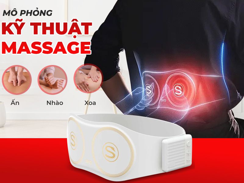 	Máy massage lưng SKG W7